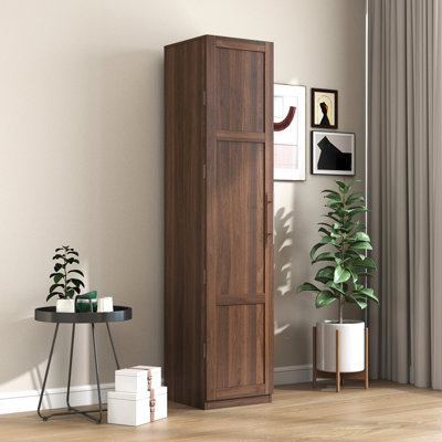 Armoire de cuisine autoportante avec porte et tablettes