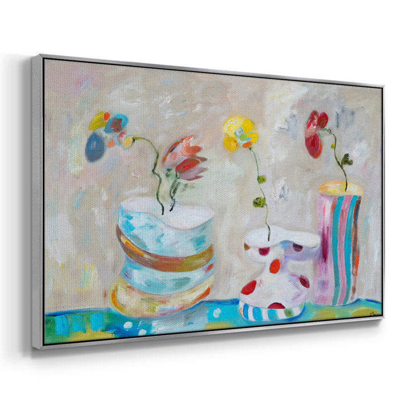 «Play Time», reproduction sur toile encadrée, H 25 po x l 37 po x P 2 po, Argent