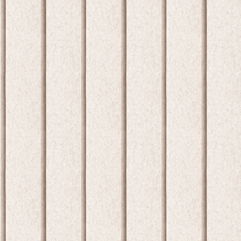 Papier peint beige à lattes Luxe, Beige