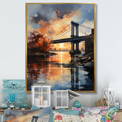 Pont Darbi New York Bronx sur toile