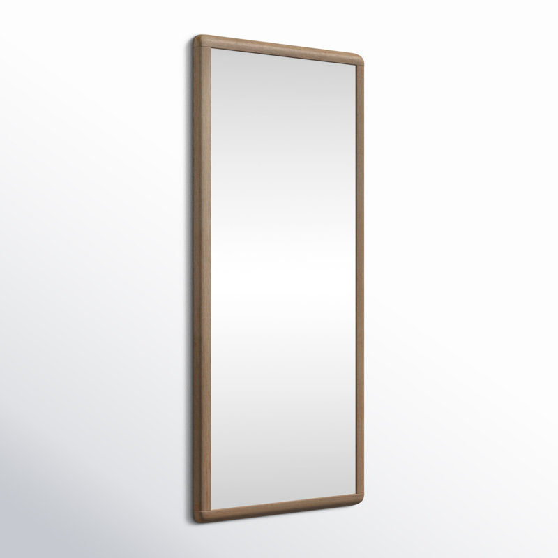 Miroir de plancher en bois gingembre Bemment Furano