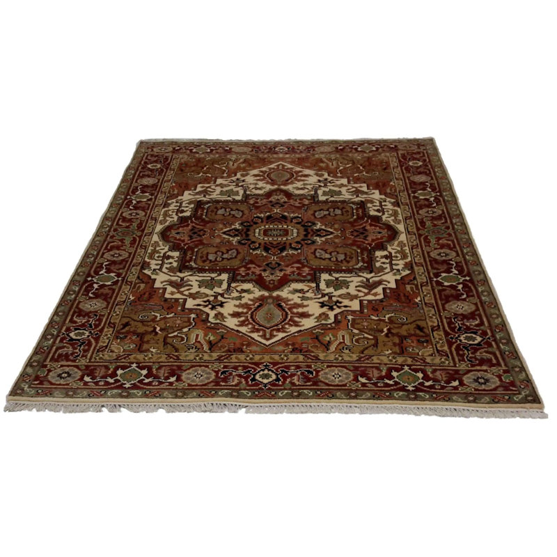 Oriental Area Rug in Orange