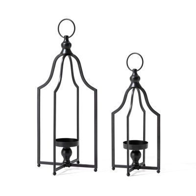 22'' H Metal Tabletop Lantern