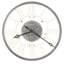 Zeila Wall Clock, Aged White