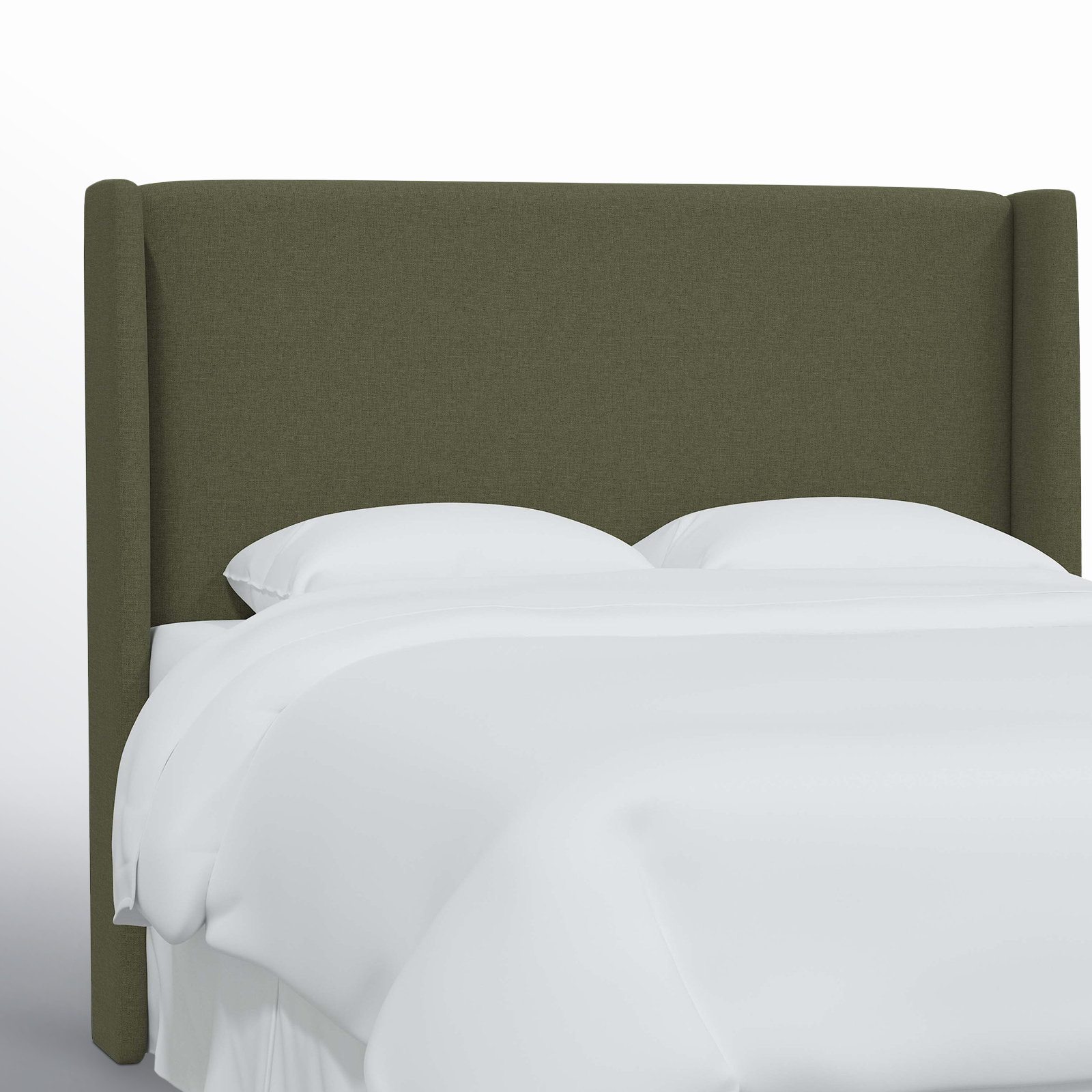 Tilly Upholstered Headboard, Twin, Zuma Laurel Textured Linen