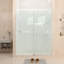 Porte de douche coulissante simple sans cadre l 60 po x H 76 po avec verre transparent à fermeture douce-102079254