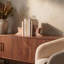 Serre-livres en marbre rose onyx