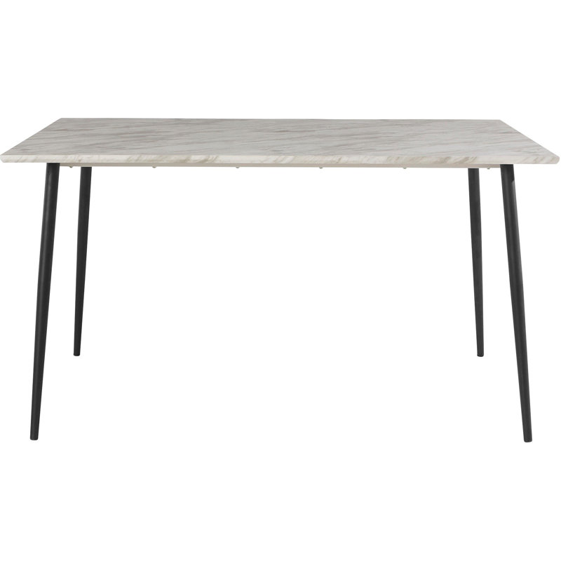 Drumsough Solid Wood Base Dining Table, H76 x L120 x 80Wcm 