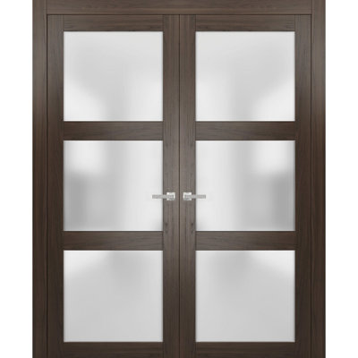 Portes françaises en verre givré Lucia
