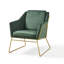 Fauteuil en velours de 27 pouces de large Lasca-515359331
