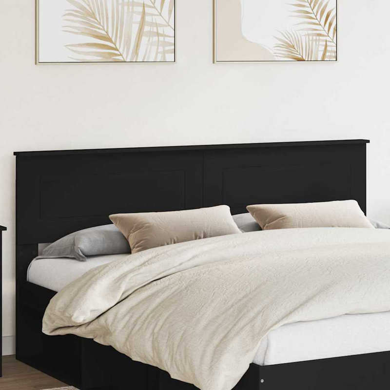 Headboard, King, Black Oak
