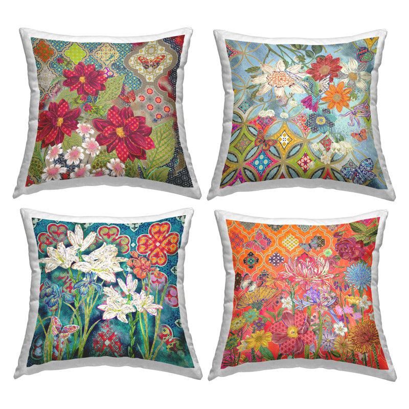 Housse de coussin carré en polyester / mélange de polyester et insert carré par Sangita Bachelet