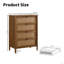 Commode 4 tiroirs Vichy