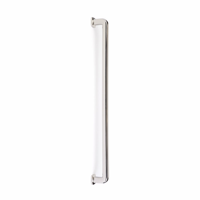 Poignée d'électroménager Emtek Warwick (fixation dos à dos), Nickel poli, 18 po d'un centre à l'autre