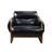 Solid Wood Leisure Lounge Chair-104469917