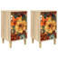 36cm W Engineered Wood Bedside Table