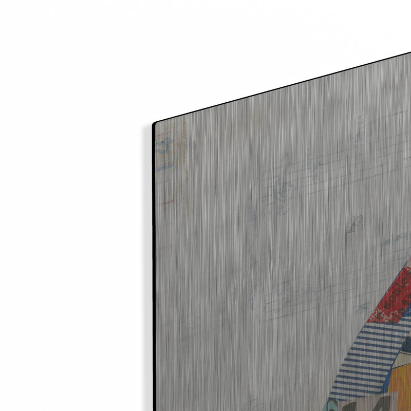 "Collage nautique IV sur papier journal" par Courtney Prahl