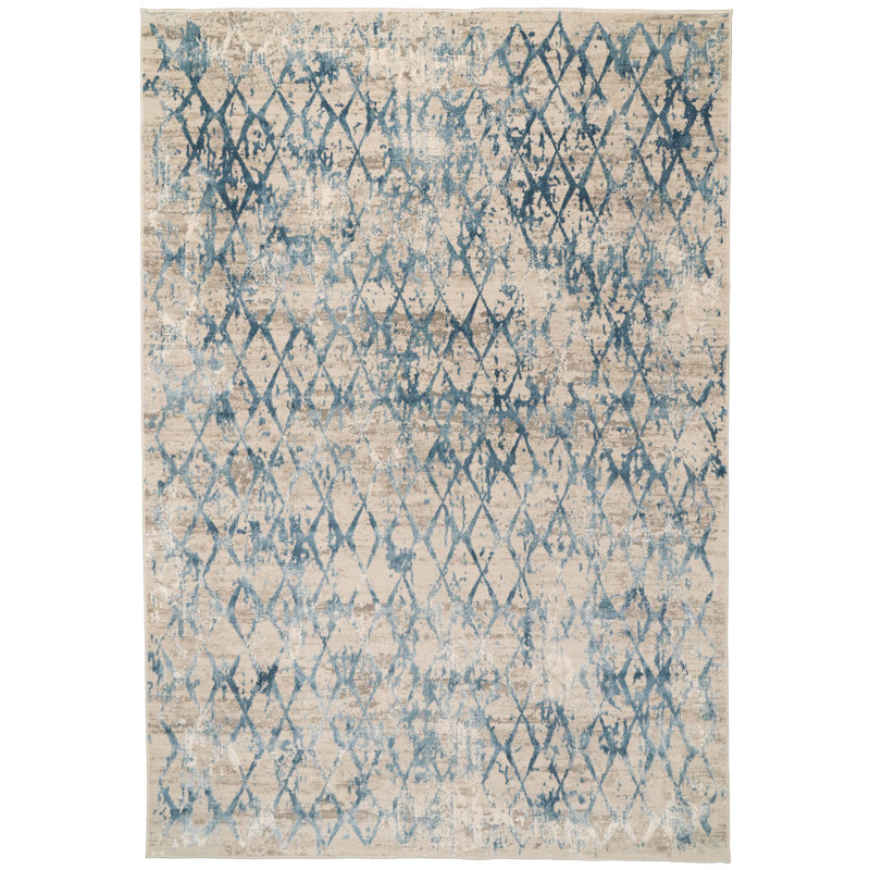 Alverez Geometric Indoor Rug, Rectangle 6'7" x 9'6"