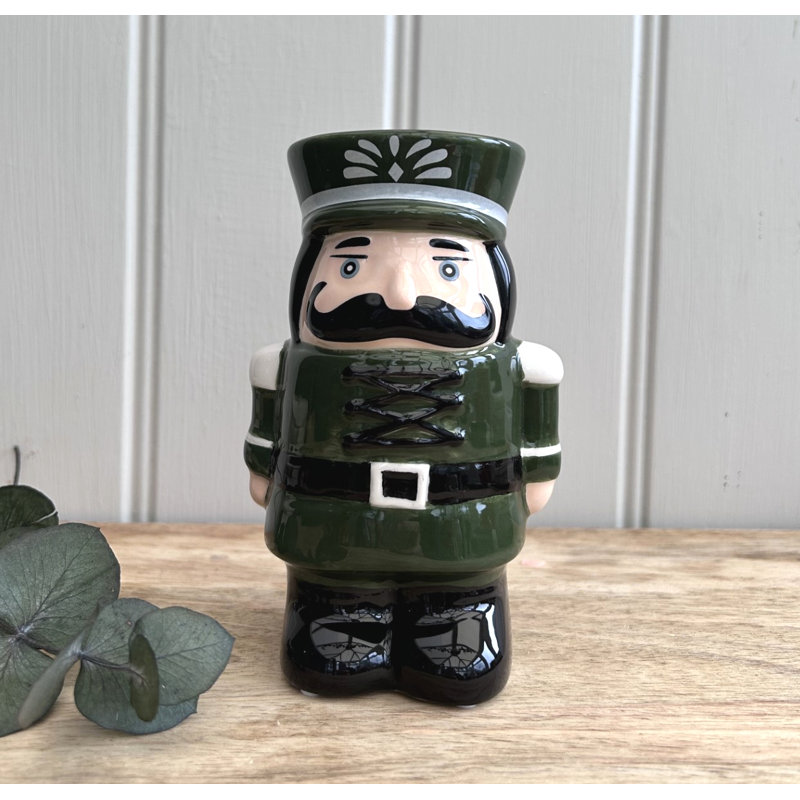 Ceramic Tabletop Wax Warmer, Dark Green