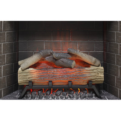 28 inch Infrared Electric Fireplace Insert, Touch Panel Home Decor Heater, Smokeless Firebox With fixed Trim Kit.With Crackling Sound