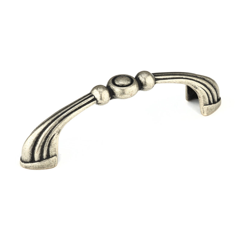 Poignée d'électroménager de 25 à 32 po Art Deco, Argent ancien