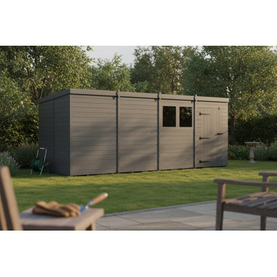 20x5 Pent Composite Shed