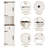 66" Tall Farmhouse Bathroom Storage Cabinet-1118948131