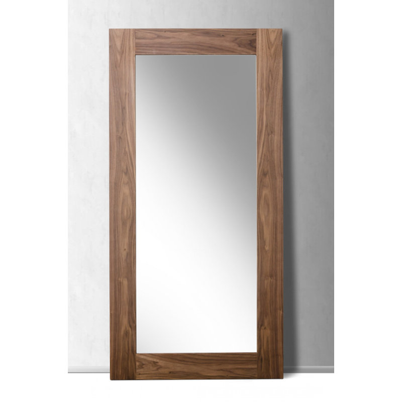 Lam Walnut Floor Mirror