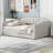 Upholstered Daybed with Underneath Storage,Full Size-297179698