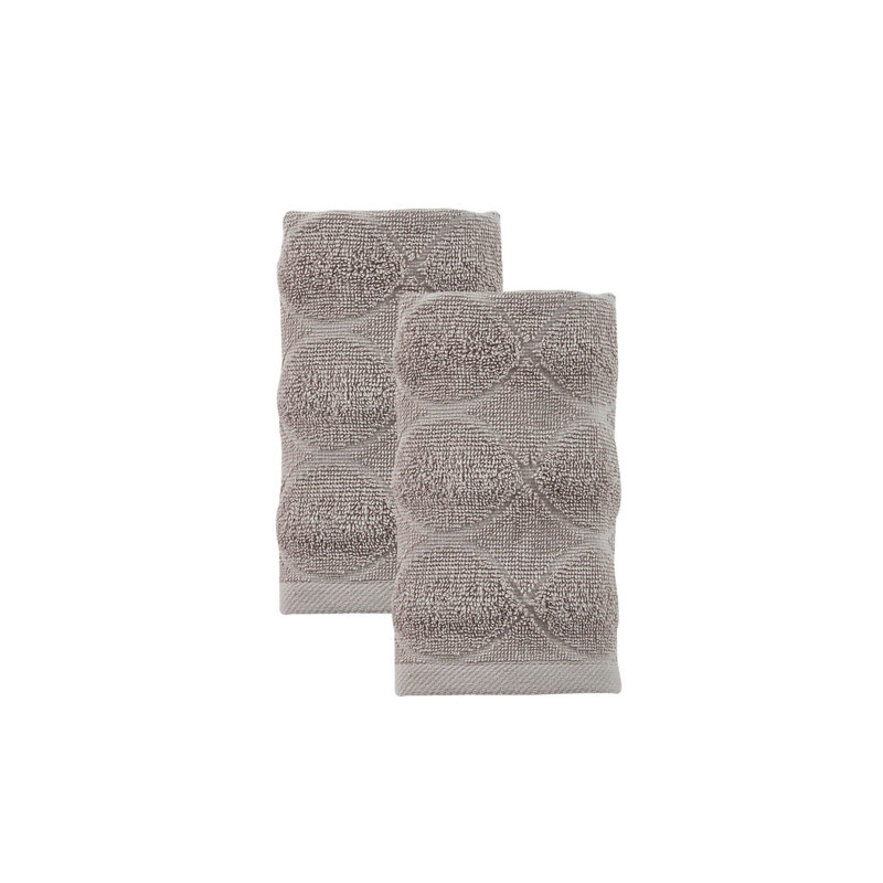 Ozgur   Midweight Jacquard Hand Towel, Brown