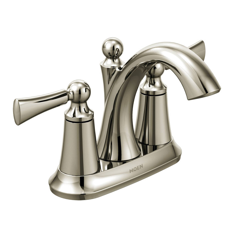 Robinet à centre 4" Wynford, Nickel poli
