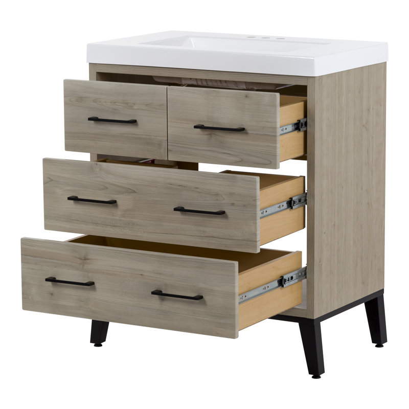 Ensemble de meuble-lavabo simple 31 po Houlberg, Sable