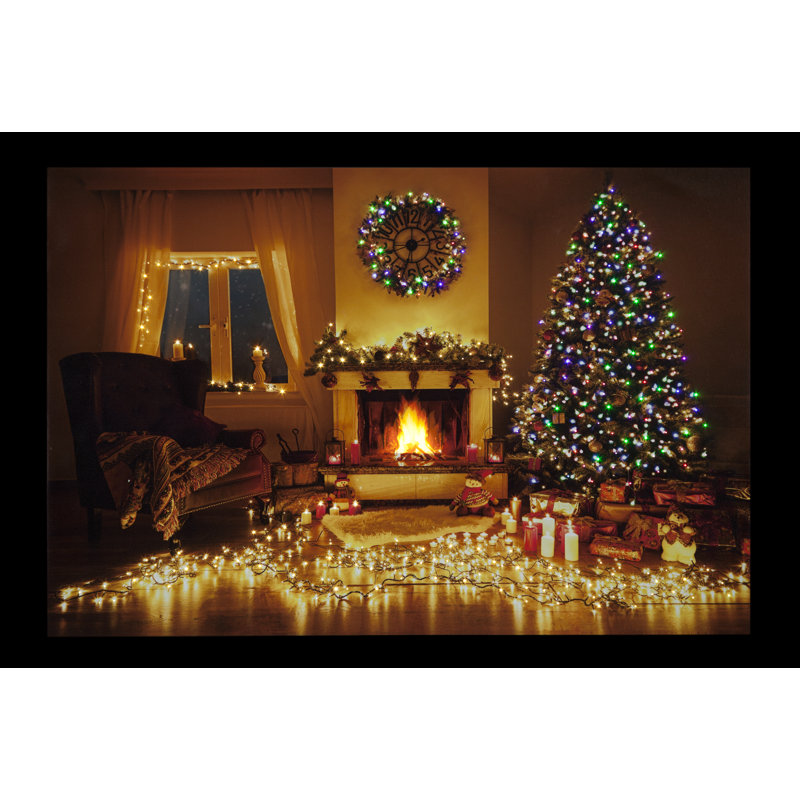 Festive Room - No Frame Print on Canvas