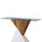 Kerenza 47.25'' Glass Top Console Table