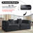 Boneless Two-Seater Modular sofa Bed-1412421883