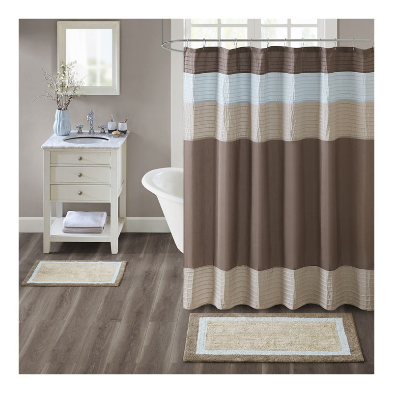 Tapis de bain en coton touffeté, L 30 po x l 20 po