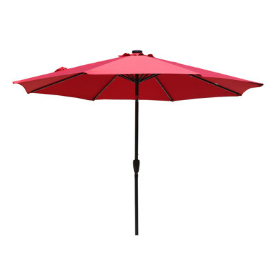 118'' Lighted Tilt Market Umbrella