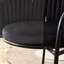 Chaise avec accoudoirs en velours Tykira-142908615-142908614