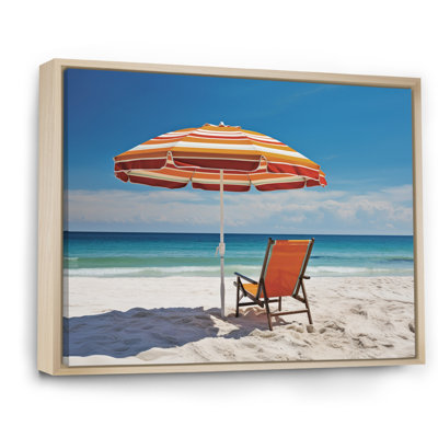 Alescia " Orange Beach Chairs II "