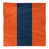 Orange et bleu marine