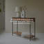 Agra 39.37'' W Solid Wood Console Table
