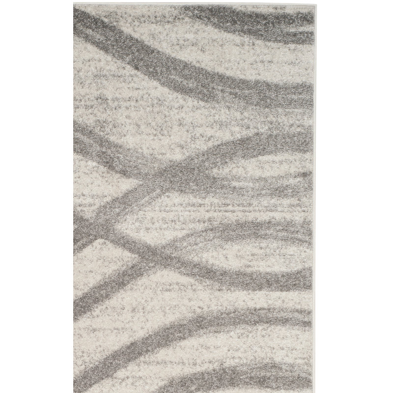 Shelva Performance Abstract Rug, Rectangle 6' x 9'