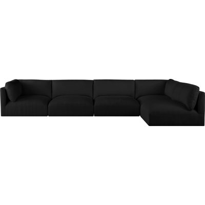 Ivelisse Upholstered L-Shaped Sectional Reversible