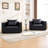 50” W Leather Accent Armchair(Set Of 2)-1536084024