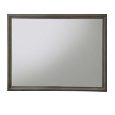 Carine II 45"x35" Mirror, Gray Finish