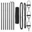 Hexagon Fence Grey 10 M Steel-1953169509