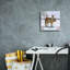  «Donkeys In The Snow» par Elle Media Group, art mural sur toile, 12 po x 12 po