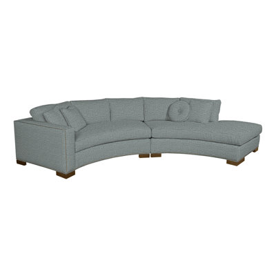 Michael Weiss 2-Piece Curved Sectional