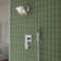 Dual-Function Shower Faucet Set, Pressure-Balanced Shower System with Handheld Spray