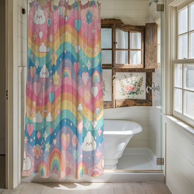 Rideau de douche standard 1 pièce Dreamy